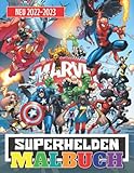 Superhelden Malbuch: Mit 100+ SCHÖNE AUSMALBILDER für alle Fans. Superhelden Malbuch für Kinder ab 4-12 und Erwachsene. (Entspannen und Spaß haben)