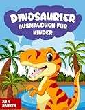 Dinosaurier Ausmalbuch für Kinder ab 4 Jahren: 80 wunderschöne Dino-Motive zum Ausmalen für Kinder ab 4 Jahren - Entdecke die Welt von Dinosaurier